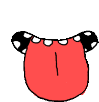Gif animé bouche langue